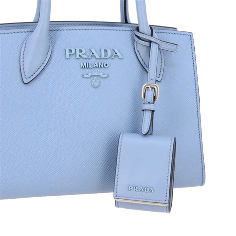 prada borsa a mano blu|Prada Borsa a Mano Media .